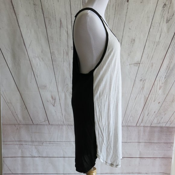 Wilfred Free Black White Sleeveless Summer Dress - Size Large - Picture 3 of 7